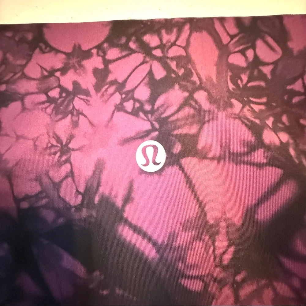 Lululemon -Wunder Under Pant (Hi-Rise)- Shibori Darkest Magenta Black - 10 - EUC - Picture 5 of 15